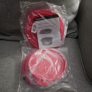 New!!!  Tupperware flat out containers